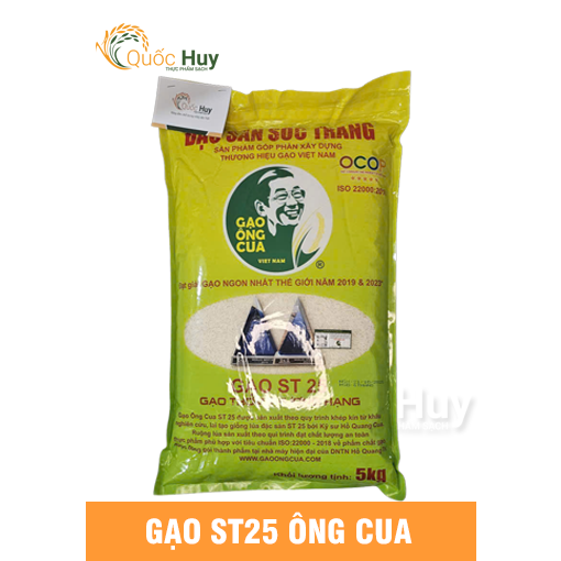 Gạo ST25 Ông Cua