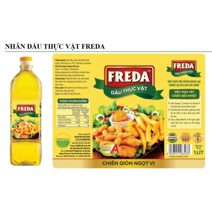 Dầu Ăn Freda 1L